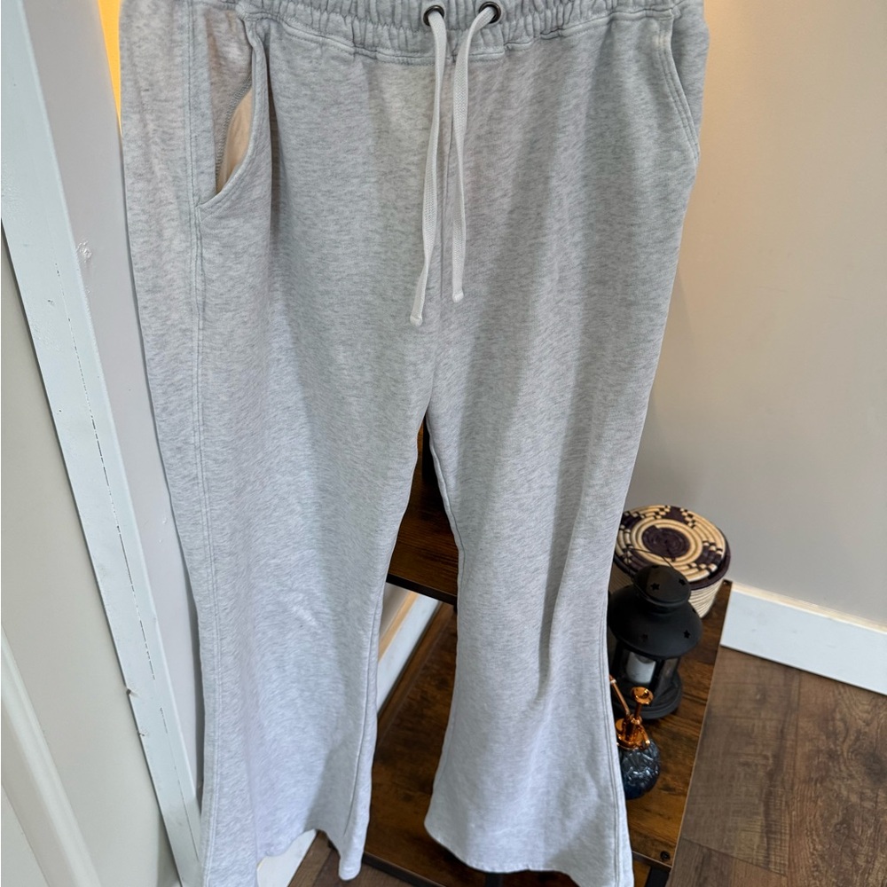 Light Gray Drawstring Sweatpants